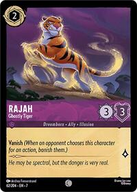 Rajah, Ghostly Tiger (0062) - Cold Foil