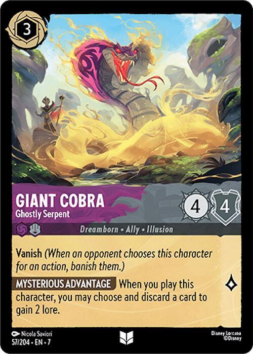 Giant Cobra, Ghostly Serpent (0057)