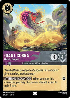 Giant Cobra, Ghostly Serpent (0057) - Cold Foil