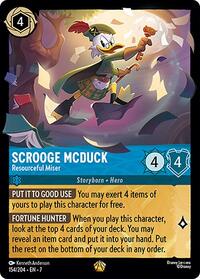 Scrooge McDuck, Resourceful Miser (0154) - Cold Foil