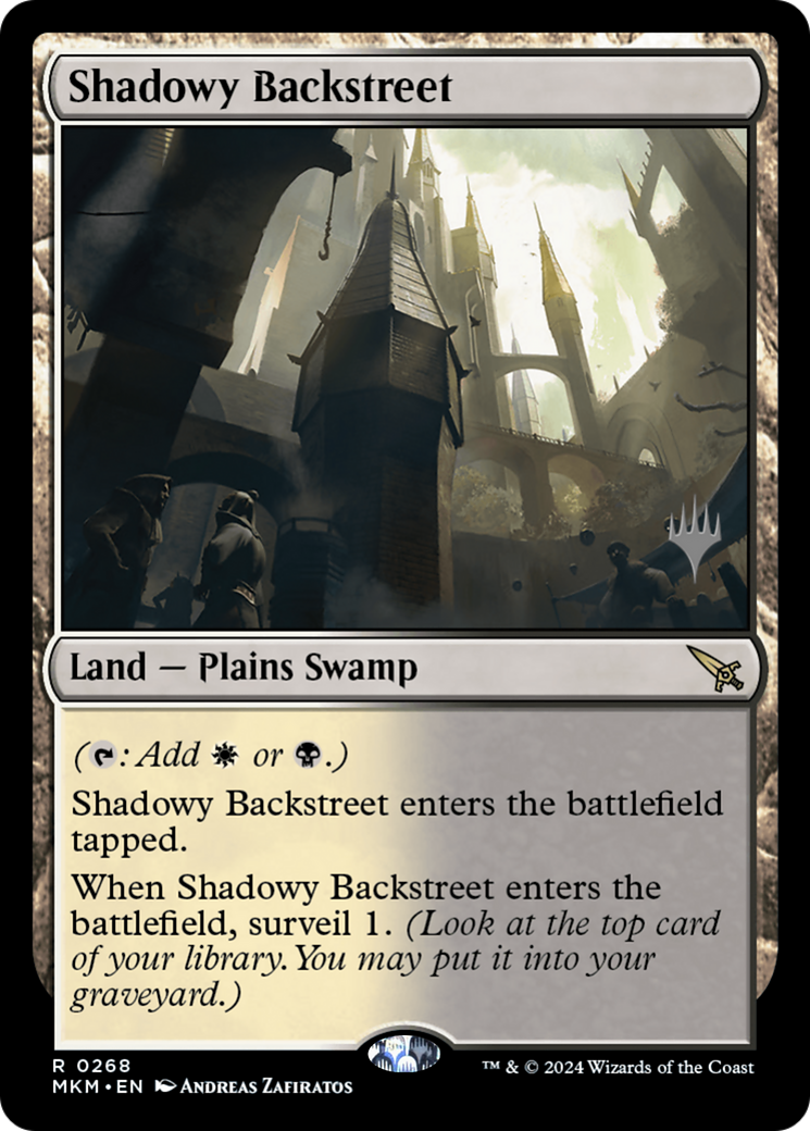 Shadowy Backstreet (0268) (Promo Pack) - Foil