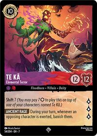 Te Ka, Elemental Terror (0054) - Cold Foil