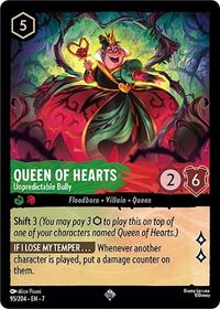 Queen of Hearts, Unpredictable Bully (0095) - Cold Foil