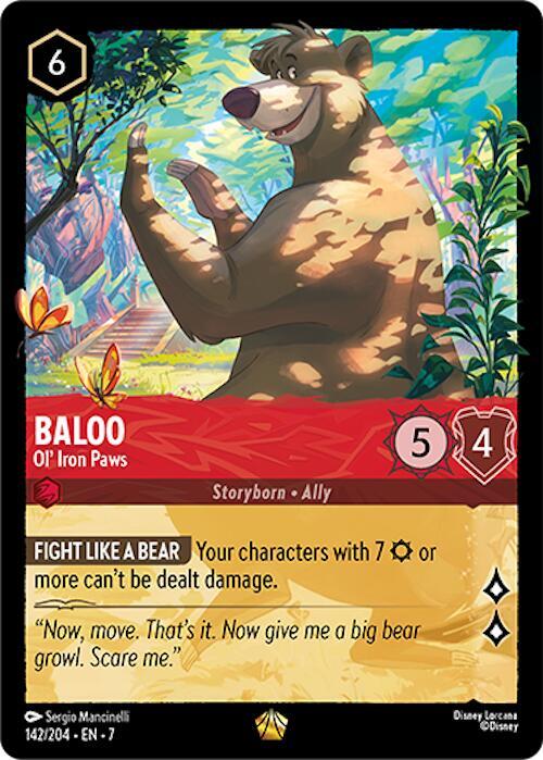 Baloo, Ol' Iron Paws (0142) - Cold Foil