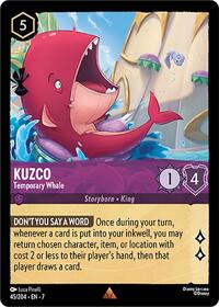 Kuzco, Temporary Whale (0045) - Cold Foil