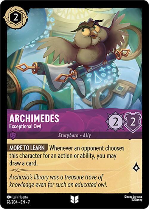 Archimedes, Exceptional Owl (0076) - Cold Foil