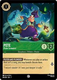 Pete, Pirate Scoundrel (0089) - Cold Foil