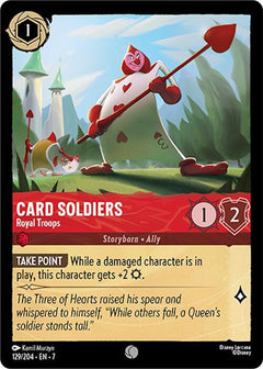 Card Soldiers, Royal Troops (0129) - Cold Foil