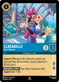 Clarabelle, News Reporter (0153) - Cold Foil