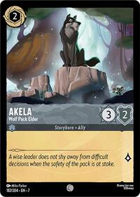 Akela, Wolf Pack Elder (0182) - Cold Foil