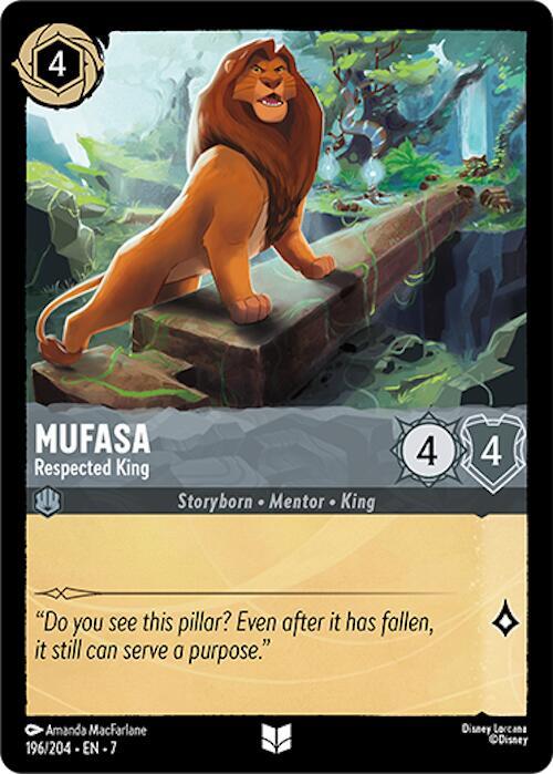 Mufasa, Respected King (0196) - Cold Foil