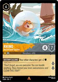 Rhino, Motivational Speaker (0001) - Cold Foil