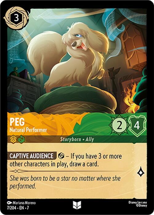 Peg, Natural Performer (0007) - Cold Foil