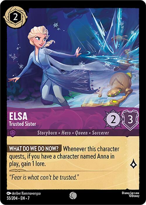 Elsa, Trusted Sister (0055) - Cold Foil