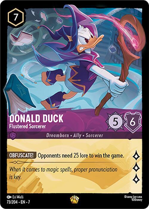 Donald Duck, Flustered Sorcerer (0073) - Cold Foil