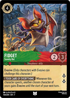 Fidget, Sneaky Bat (0106) - Cold Foil