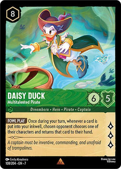 Daisy Duck, Multitalented Pirate (0108) - Cold Foil