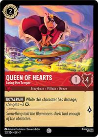 Queen of Hearts, Losing Her Temper (0122) - Cold Foil