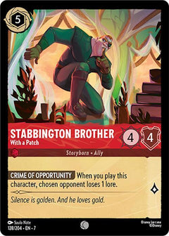 Stabbington Brother, With a Patch (0128) - Cold Foil
