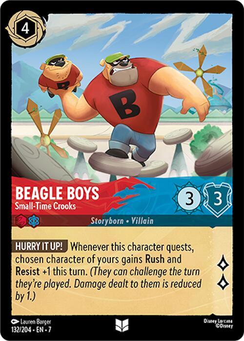 Beagle Boys, Small-Time Crooks (0132) - Cold Foil
