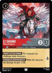 Li Shang, Newly Promoted (0133)
