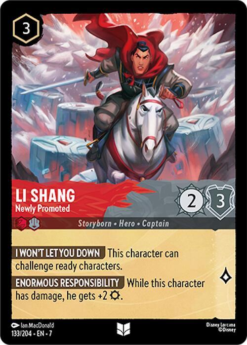 Li Shang, Newly Promoted (0133) - Cold Foil