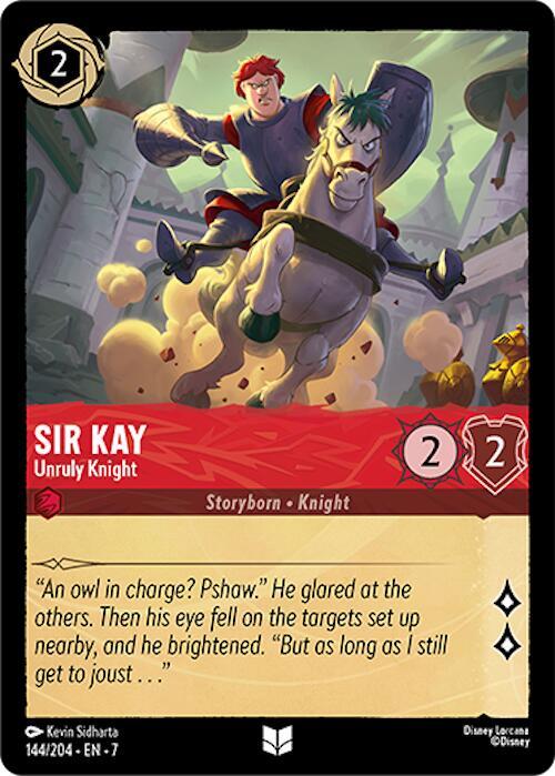 Sir Kay, Unruly Knight (0144) - Cold Foil