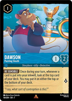 Dawson, Puzzling Sleuth (0161) - Cold Foil