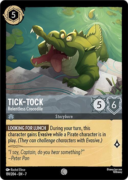 Tick-Tock, Relentless Crocodile (0191) - Cold Foil