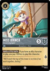 Miss Bianca, Unwavering Agent (0195) - Cold Foil