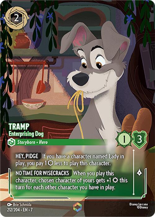 Tramp, Enterprising Dog (0212) (Enchanted)