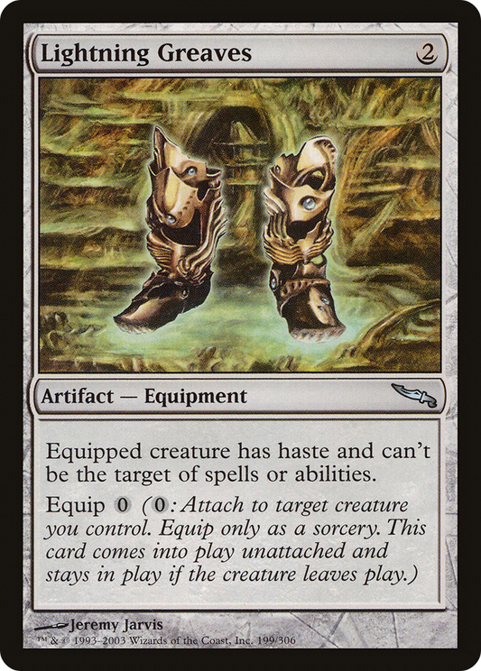Lightning Greaves - Foil