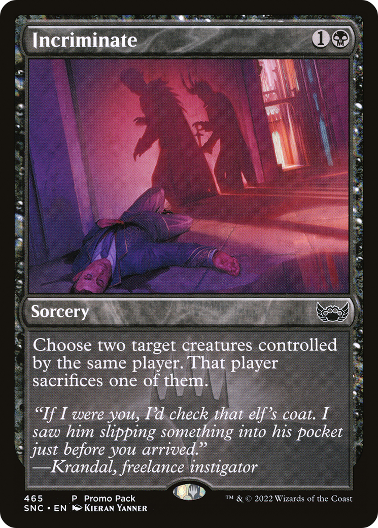 Incriminate (465) (Promo Pack) - Foil