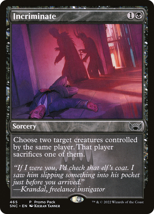 Incriminate (465) (Promo Pack) - Foil