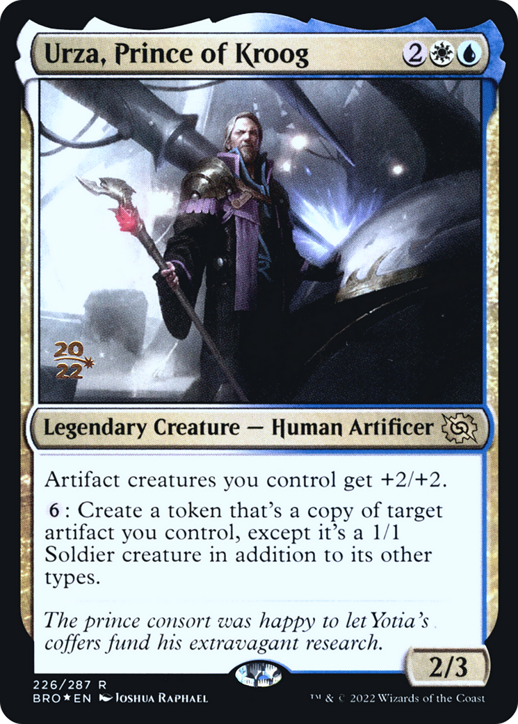 Urza, Prince of Kroog (226) (Prerelease) - Foil
