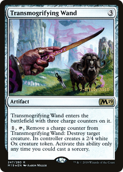 Transmogrifying Wand (247) (Prerelease) - Foil