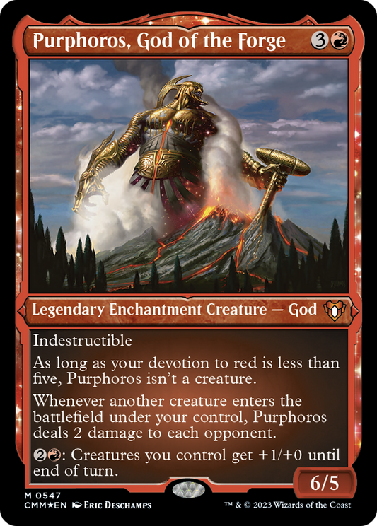 Purphoros, God of the Forge (0547) - Foil Etched