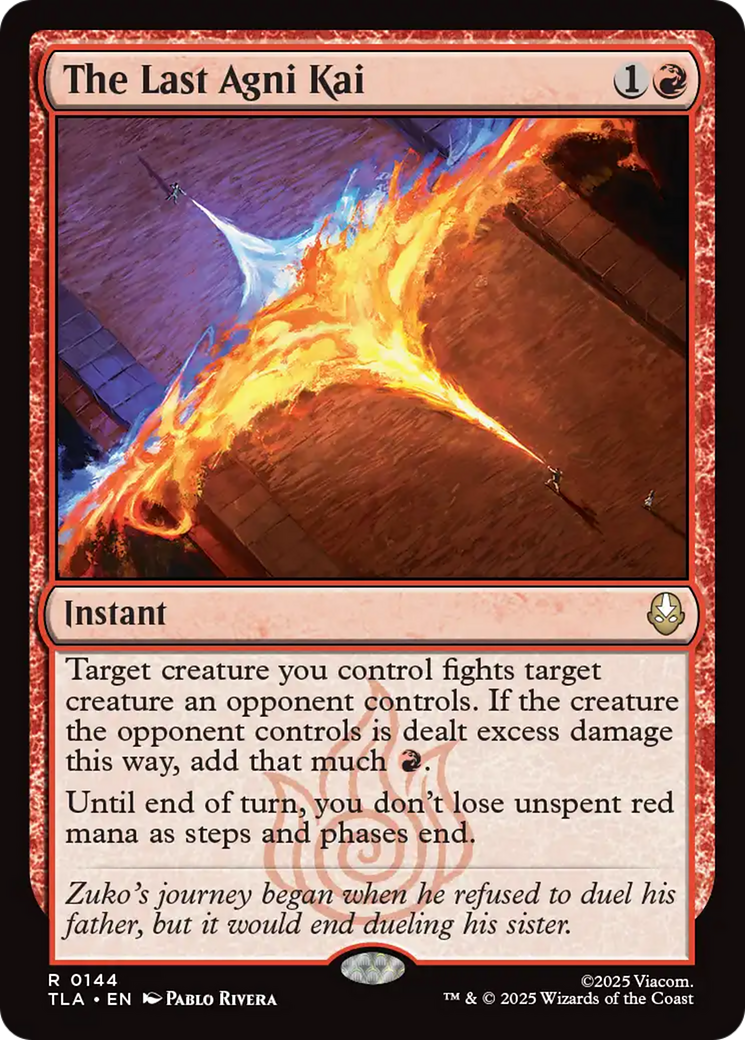 The Last Agni Kai - Foil tla