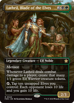 Lathril, Blade of the Elves (0349) (Borderless) - Foil