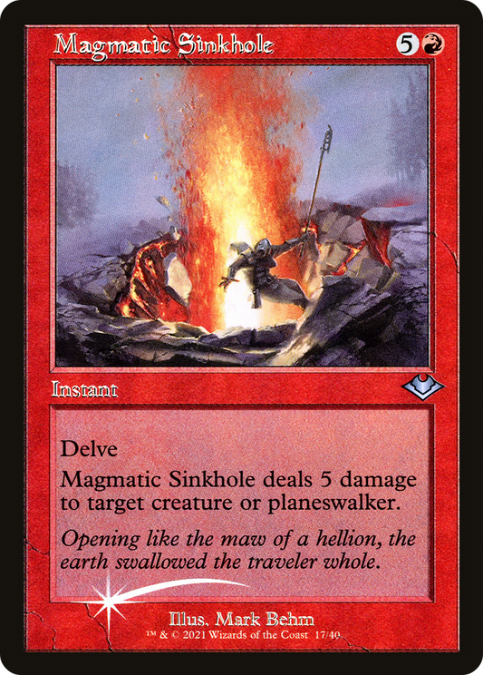 Magmatic Sinkhole (017) (Retro Frame) - Foil