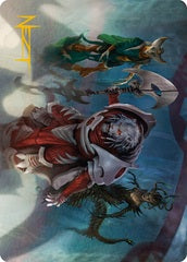 Norn's Decree (06/81) Art Card (AONE) - Gold-Stamped Signature