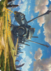 Plains (62/81) Art Card (ADMU) - Gold-Stamped Signature