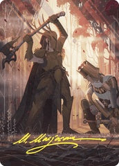 Karmic Justice (62/81) Art Card (AWOE) - Gold-Stamped Signature