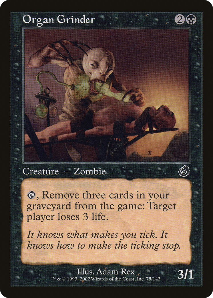 Organ Grinder - Foil