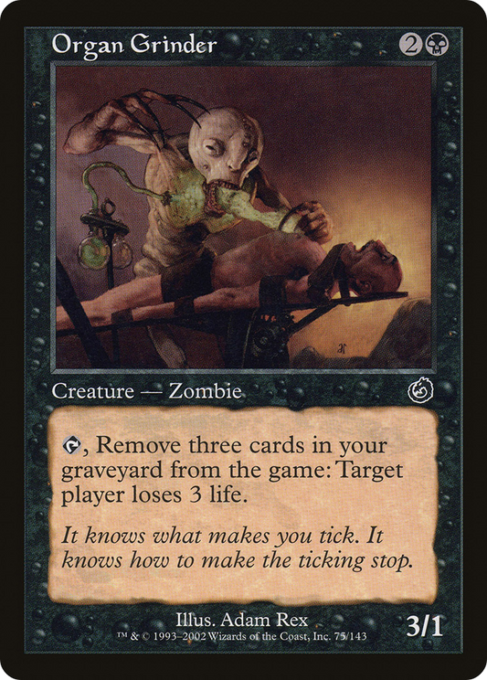 Organ Grinder - Foil