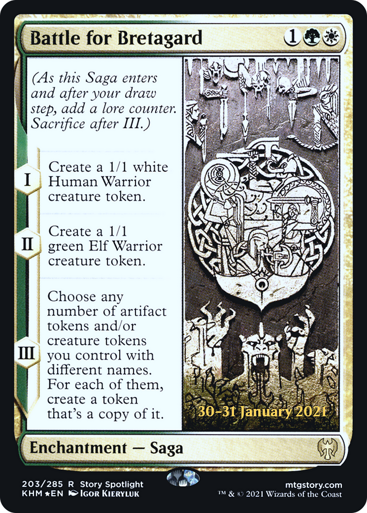 Battle for Bretagard (203) (Prerelease) - Foil