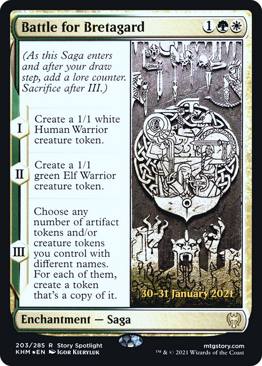 Battle for Bretagard (203) (Prerelease) - Foil