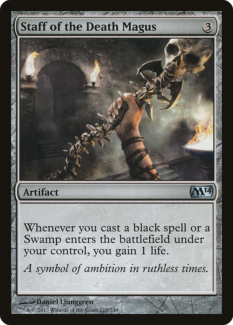 Staff of the Death Magus - Foil