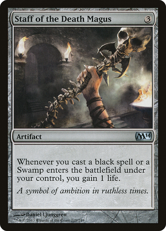 Staff of the Death Magus - Foil