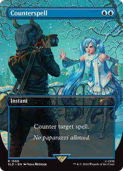 Counterspell (1589) (Borderless) - Foil